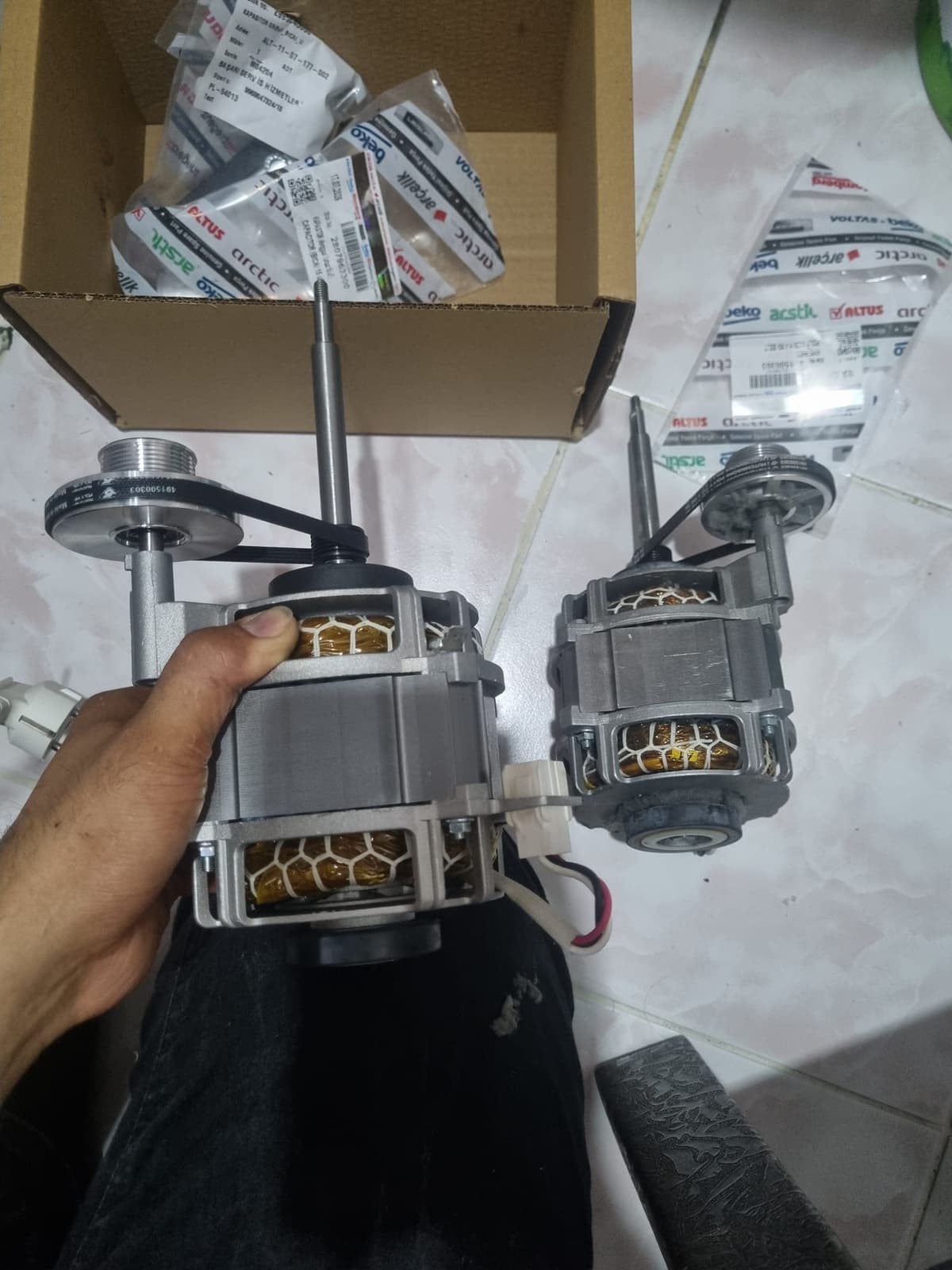 Kurutma Makinesi Orijinal Tahrik Motoru & Gergi